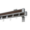 Karnisz Apartamentowy 34 mm dwubiegowy Kamelia model LD długość 120cm 