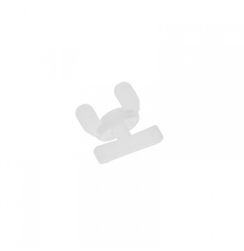 Blokada motylkowa do szyny PCV