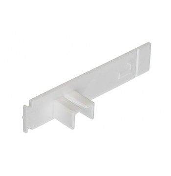 Dekiel lewy do szyny PCV