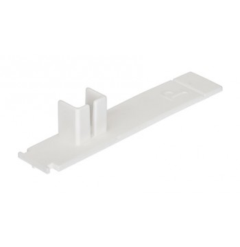 Dekiel prawy do szyny PCV