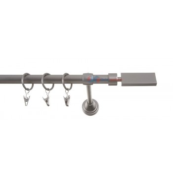 Karnisz angelo chrom mat pojedynczy