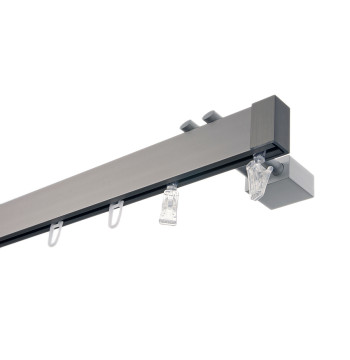 Karnisz Apartamentowy 34 mm pojedynczy Inox model K