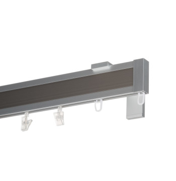 Karnisz Apartamentowy 52 mm pojedynczy chrom mat/inox długość 149cm