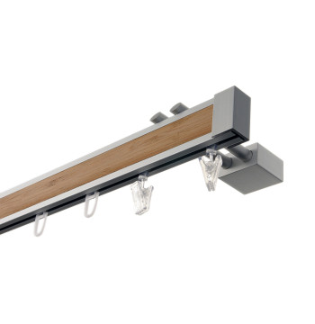 Karnisz Apartamentowy 34 mm pojedynczy Bambus model KD