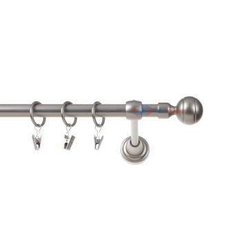 Karnisz davi chrom mat pojedynczy